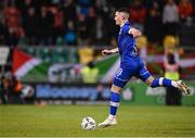 10 November 2023; Ronan Coughlan of Waterford scores his side's second goal, a penalty, during the SSE Airtricity Men's Premier Division Promotion / Relegation play-off match between Waterford and Cork City at Tallaght Stadium in Dublin. Photo by Stephen McCarthy/Sportsfile