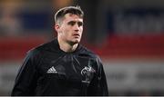 10 November 2023; Brian Gleeson of Munster before the United Rugby Championship match between Ulster and Munster at Kingspan Stadium in Belfast. Photo by Seb Daly/Sportsfile