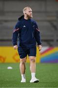 10 November 2023; Jeremy Loughman of Munster before the United Rugby Championship match between Ulster and Munster at Kingspan Stadium in Belfast. Photo by Seb Daly/Sportsfile