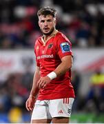 10 November 2023; Alex Nankivell of Munster during the United Rugby Championship match between Ulster and Munster at Kingspan Stadium in Belfast. Photo by Ramsey Cardy/Sportsfile