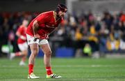 10 November 2023; John Hodnett of Munster during the United Rugby Championship match between Ulster and Munster at Kingspan Stadium in Belfast. Photo by Ramsey Cardy/Sportsfile