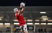 10 November 2023; Fineen Wycherley of Munster during the United Rugby Championship match between Ulster and Munster at Kingspan Stadium in Belfast. Photo by Ramsey Cardy/Sportsfile