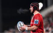 10 November 2023; Diarmuid Barron of Munster during the United Rugby Championship match between Ulster and Munster at Kingspan Stadium in Belfast. Photo by Ramsey Cardy/Sportsfile