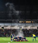 11 November 2023; Steam rises from a first half scrum during the United Rugby Championship match between Edinburgh and Connacht at The Dam Health Stadium in Edinburgh, Scotland. Photo by Paul Devlin/Sportsfile