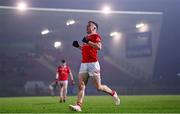 11 November 2023; Colm Garrity of Trillick reacts after the AIB Ulster GAA Football Senior Club Championship quarter-final match between Trillick of Tyrone and Crossmaglen Rangers of Armagh at O'Neills Healy Park in Omagh, Tyrone. Photo by Ramsey Cardy/Sportsfile
