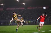 11 November 2023; Rian O'Neill of Crossmaglen Rangers and Richard Donnelly of Trillick during the AIB Ulster GAA Football Senior Club Championship quarter-final match between Trillick of Tyrone and Crossmaglen Rangers of Armagh at O'Neills Healy Park in Omagh, Tyrone. Photo by Ramsey Cardy/Sportsfile