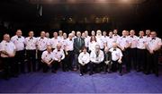 11 November 2023; Referees and officials at the IABA National Elite Boxing Championships 2024 Finals at the National Boxing Stadium in Dublin. Photo by Seb Daly/Sportsfile