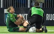 11 November 2023; John Porch of Connacht receives treatment for an injury during the United Rugby Championship match between Edinburgh and Connacht at The Dam Health Stadium in Edinburgh, Scotland. Photo by Paul Devlin/Sportsfile