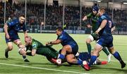 11 November 2023; Joe Joyce of Connacht scores a second half try during the United Rugby Championship match between Edinburgh and Connacht at The Dam Health Stadium in Edinburgh, Scotland. Photo by Paul Devlin/Sportsfile