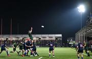 11 November 2023; Connacht win a line out during the United Rugby Championship match between Edinburgh and Connacht at The Dam Health Stadium in Edinburgh, Scotland. Photo by Paul Devlin/Sportsfile