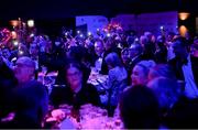 11 November 2023; A general view of attendees at the Team Ireland Olympic Ball at the Mansion House in Dublin. The event was a joint celebration of the brilliant performances of Team Ireland athletes at the European Games this summer, as well as the announcement of the winners of the Olympic Federation of Ireland Annual Awards. The event was attended by the Minister for Tourism, Culture, Arts, Gaeltacht, Sport and Media, Catherine Martin TD, Minister of State for Sport and Physical Education, Thomas Byrne TD, Olympic medallists, European Games athletes, Team Ireland Sponsors and Partners, Sport Ireland and the wider Olympic family. Photo by David Fitzgerald/Sportsfile