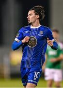 10 November 2023; Connor Parsons of Waterford during the SSE Airtricity Men's Premier Division Promotion / Relegation play-off match between Waterford and Cork City at Tallaght Stadium in Dublin. Photo by Stephen McCarthy/Sportsfile