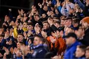 10 November 2023; Waterford supporters before the SSE Airtricity Men's Premier Division Promotion / Relegation play-off match between Waterford and Cork City at Tallaght Stadium in Dublin. Photo by Stephen McCarthy/Sportsfile