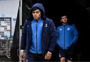 12 November 2023; Michael Ala'alatoa of Leinster before the United Rugby Championship match between Dragons and Leinster at Rodney Parade in Newport, Wales. Photo by Harry Murphy/Sportsfile