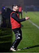 11 November 2023; Injured Trillick player Matthew Donnelly during the AIB Ulster GAA Football Senior Club Championship quarter-final match between Trillick of Tyrone and Crossmaglen Rangers of Armagh at O'Neills Healy Park in Omagh, Tyrone. Photo by Ramsey Cardy/Sportsfile