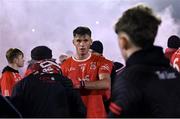 11 November 2023; Liam Gray of Trillick after the AIB Ulster GAA Football Senior Club Championship quarter-final match between Trillick of Tyrone and Crossmaglen Rangers of Armagh at O'Neills Healy Park in Omagh, Tyrone. Photo by Ramsey Cardy/Sportsfile