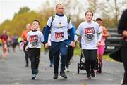 12 November 2023; Particpants during the Remembrance Run 5K, supported by Silver Stream Healthcare, at the Phoenix Park in Dublin. Photo by Brendan Moran/Sportsfile