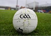 12 November 2023; A general view of of a football before the AIB Ulster GAA Football Senior Club Championship quarter-final match between Kilcoo, Down, and Scotstown, Monaghan, at Pairc Esler in Newry, Down. Photo by Stephen Marken/Sportsfile