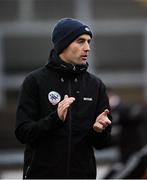 12 November 2023; Kilcoo manager Karl Lacey before the AIB Ulster GAA Football Senior Club Championship quarter-final match between Kilcoo, Down, and Scotstown, Monaghan, at Pairc Esler in Newry, Down. Photo by Stephen Marken/Sportsfile