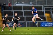 12 November 2023; Brendan Boylan of Scotstown catches a kickout during the AIB Ulster GAA Football Senior Club Championship quarter-final match between Kilcoo, Down, and Scotstown, Monaghan, at Pairc Esler in Newry, Down. Photo by Stephen Marken/Sportsfile