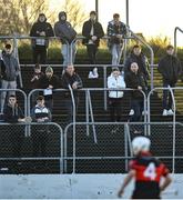 12 November 2023; Spectators look on during the AIB Leinster GAA Hurling Senior Club Championship quarter-final match between Mount Leinster Rangers, Carlow, and O'Loughlin Gaels, Kilkenny, at Netwatch Cullen Park in Carlow. Photo by David Fitzgerald/Sportsfile