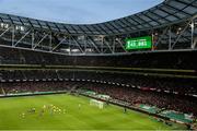 12 November 2023; A general view showing the attendance of 43,881 during the Sports Direct FAI Cup Final between Bohemians and St Patrick's Athletic at the Aviva Stadium in Dublin. Photo by Michael P Ryan/Sportsfile