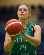 12 November 2023; Hannah Thornton of Ireland during the FIBA Women's EuroBasket Championship qualifier match between Ireland and France at the National Basketball Arena in Tallaght, Dublin. Photo by Brendan Moran/Sportsfile