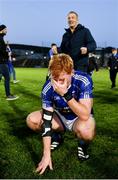 12 November 2023; Ryan O'Toole of Scotstown after his side's victory in the AIB Ulster GAA Football Senior Club Championship quarter-final match between Kilcoo, Down, and Scotstown, Monaghan, at Pairc Esler in Newry, Down. Photo by Stephen Marken/Sportsfile