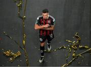 12 November 2023; John O’Sullivan of Bohemians after the Sports Direct FAI Cup Final between Bohemians and St Patrick's Athletic at the Aviva Stadium in Dublin. Photo by Michael P Ryan/Sportsfile