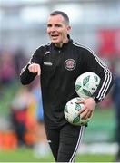 12 November 2023; Bohemians first team coach Derek Pender before the Sports Direct FAI Cup Final between Bohemians and St Patrick's Athletic at the Aviva Stadium in Dublin. Photo by Seb Daly/Sportsfile