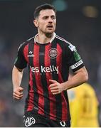 12 November 2023; Jordan Flores of Bohemians during the Sports Direct FAI Cup Final between Bohemians and St Patrick's Athletic at the Aviva Stadium in Dublin. Photo by Seb Daly/Sportsfile