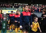 12 November 2023; Anto Breslin of St Patrick's Athletic walks out for the Sports Direct FAI Cup Final between Bohemians and St Patrick's Athletic at the Aviva Stadium in Dublin. Photo by Stephen McCarthy/Sportsfile