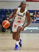 12 November 2023; Mamignan Toure of France during the FIBA Women's EuroBasket Championship qualifier match between Ireland and France at the National Basketball Arena in Tallaght, Dublin. Photo by Brendan Moran/Sportsfile