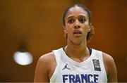 12 November 2023; Iliana Rupert of France during the FIBA Women's EuroBasket Championship qualifier match between Ireland and France at the National Basketball Arena in Tallaght, Dublin. Photo by Brendan Moran/Sportsfile