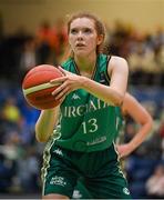 12 November 2023; Claire Melia of Ireland during the FIBA Women's EuroBasket Championship qualifier match between Ireland and France at the National Basketball Arena in Tallaght, Dublin. Photo by Brendan Moran/Sportsfile