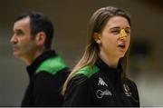 12 November 2023; Injured Ireland player Edel Thornton before the FIBA Women's EuroBasket Championship qualifier match between Ireland and France at the National Basketball Arena in Tallaght, Dublin. Photo by Brendan Moran/Sportsfile
