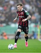 12 November 2023; Danny Grant of Bohemians during the Sports Direct FAI Cup Final between Bohemians and St Patrick's Athletic at the Aviva Stadium in Dublin. Photo by Stephen McCarthy/Sportsfile