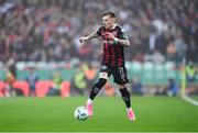 12 November 2023; Danny Grant of Bohemians during the Sports Direct FAI Cup Final between Bohemians and St Patrick's Athletic at the Aviva Stadium in Dublin. Photo by Stephen McCarthy/Sportsfile