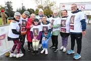 12 November 2023; Participants who ran in memory of Conor Farrelly during the Remembrance Run 5K, supported by Silver Stream Healthcare, at the Phoenix Park in Dublin. Photo by Brendan Moran/Sportsfile