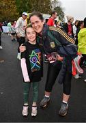 12 November 2023; Anita and Roisin Reilly after the Remembrance Run 5K, supported by Silver Stream Healthcare, at the Phoenix Park in Dublin. Photo by Brendan Moran/Sportsfile