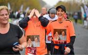 12 November 2023; Participants during the Remembrance Run 5K, supported by Silver Stream Healthcare, at the Phoenix Park in Dublin. Photo by Brendan Moran/Sportsfile