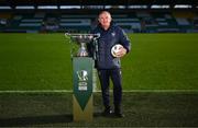 14 November 2023; Shelbourne head coach Noel King poses for a portrait during a media day at Tallaght Stadium in Dublin, ahead of the Sports Direct Women's FAI Cup Final between Athlone Town FC v Shelbourne FC. Photo by Ben McShane/Sportsfile