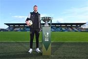 14 November 2023; Athlone Town head coach Ciarán Kilduff poses for a portrait during a media day at Tallaght Stadium in Dublin, ahead of the Sports Direct Women's FAI Cup Final between Athlone Town FC v Shelbourne FC. Photo by Ben McShane/Sportsfile