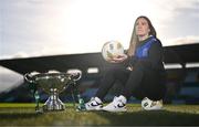 14 November 2023; Dana Scheriff of Athlone Town poses for a portrait during a media day at Tallaght Stadium in Dublin, ahead of the Sports Direct Women's FAI Cup Final between Athlone Town FC v Shelbourne FC. Photo by Ben McShane/Sportsfile
