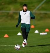 14 November 2023; Matt Doherty during a Republic of Ireland training session at the FAI National Training Centre in Abbotstown, Dublin. Photo by Stephen McCarthy/Sportsfile
