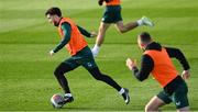 14 November 2023; Mikey Johnston during a Republic of Ireland training session at the FAI National Training Centre in Abbotstown, Dublin. Photo by Stephen McCarthy/Sportsfile