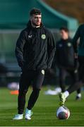 14 November 2023; Troy Parrott during a Republic of Ireland training session at the FAI National Training Centre in Abbotstown, Dublin. Photo by Stephen McCarthy/Sportsfile