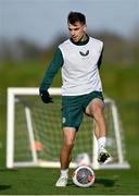 14 November 2023; Jayson Molumby during a Republic of Ireland training session at the FAI National Training Centre in Abbotstown, Dublin. Photo by Stephen McCarthy/Sportsfile