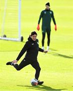 14 November 2023; Coach Keith Andrews during a Republic of Ireland training session at the FAI National Training Centre in Abbotstown, Dublin. Photo by Stephen McCarthy/Sportsfile