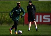 14 November 2023; Callum Robinson during a Republic of Ireland training session at the FAI National Training Centre in Abbotstown, Dublin. Photo by Stephen McCarthy/Sportsfile